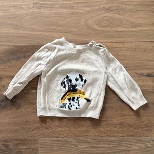 Banana Republic Kids Beige Dalmatian Sweater